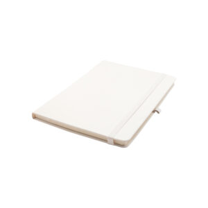 A5 Soft white PU Notebook with 80 sheets, calendar till 2026, available in nine colors