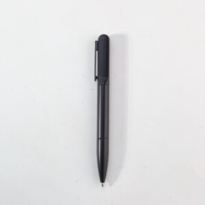 Premium Metal Pen Black with Light Up Logo
