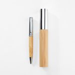 Eco friendly Metal Pen with Bamboo case