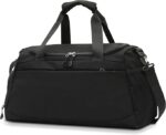 Multi-purpose high-capacity travel and gym duffel bag with pockets