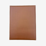 Custom printed PU leather Brown certificate holder for A4 awards and diplomas