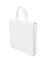 Medium White Gift box With Handle comes with evafoam and Cappa Board