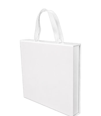Medium White Gift box With Handle comes with evafoam and Cappa Board