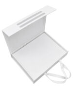 Medium White Gift box With Handle comes with evafoam and Cappa Board