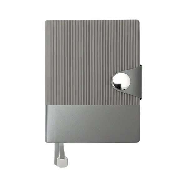 Grey notebook with magnetic closure
